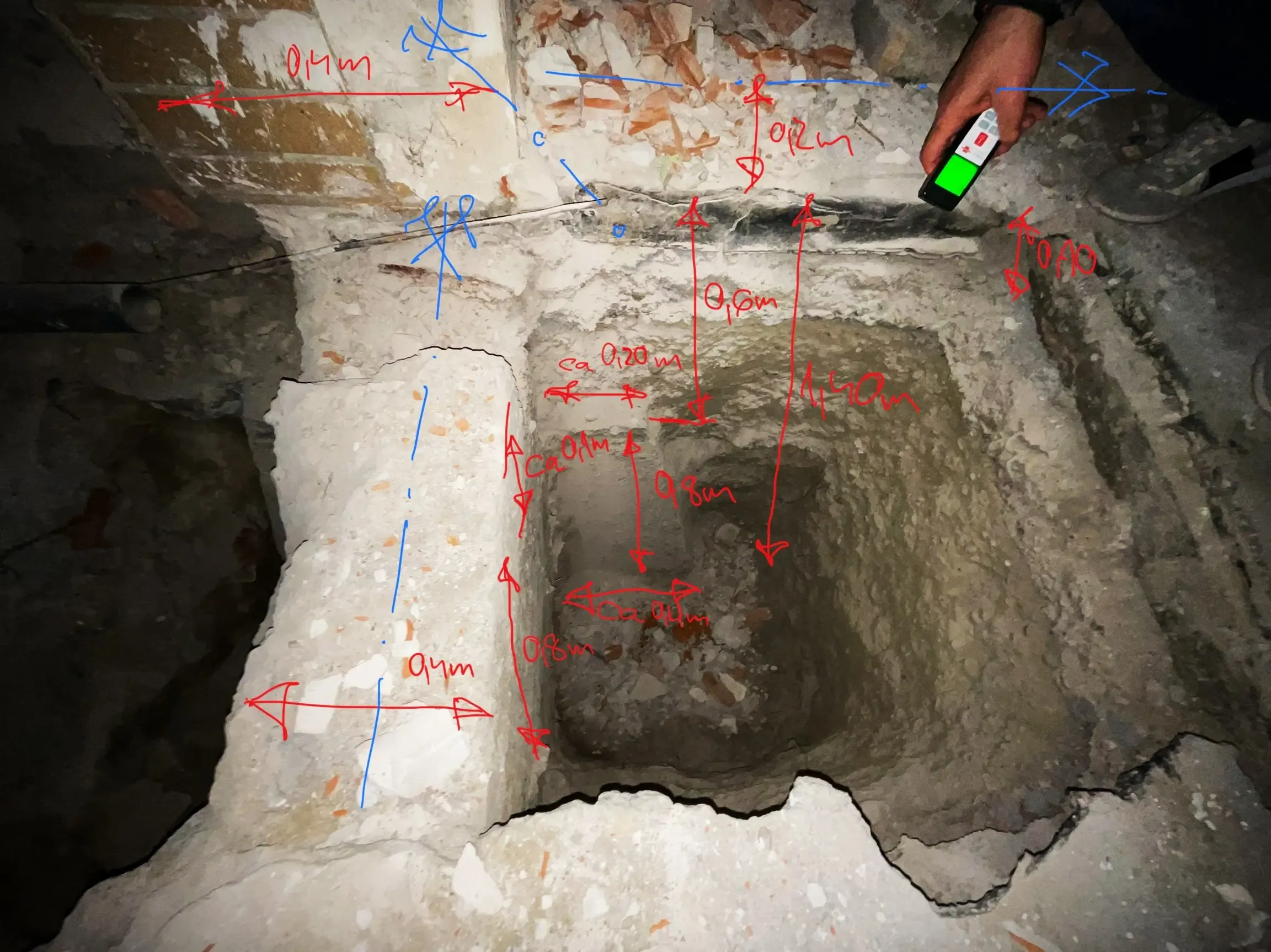 Zameranie základových konštrukcií