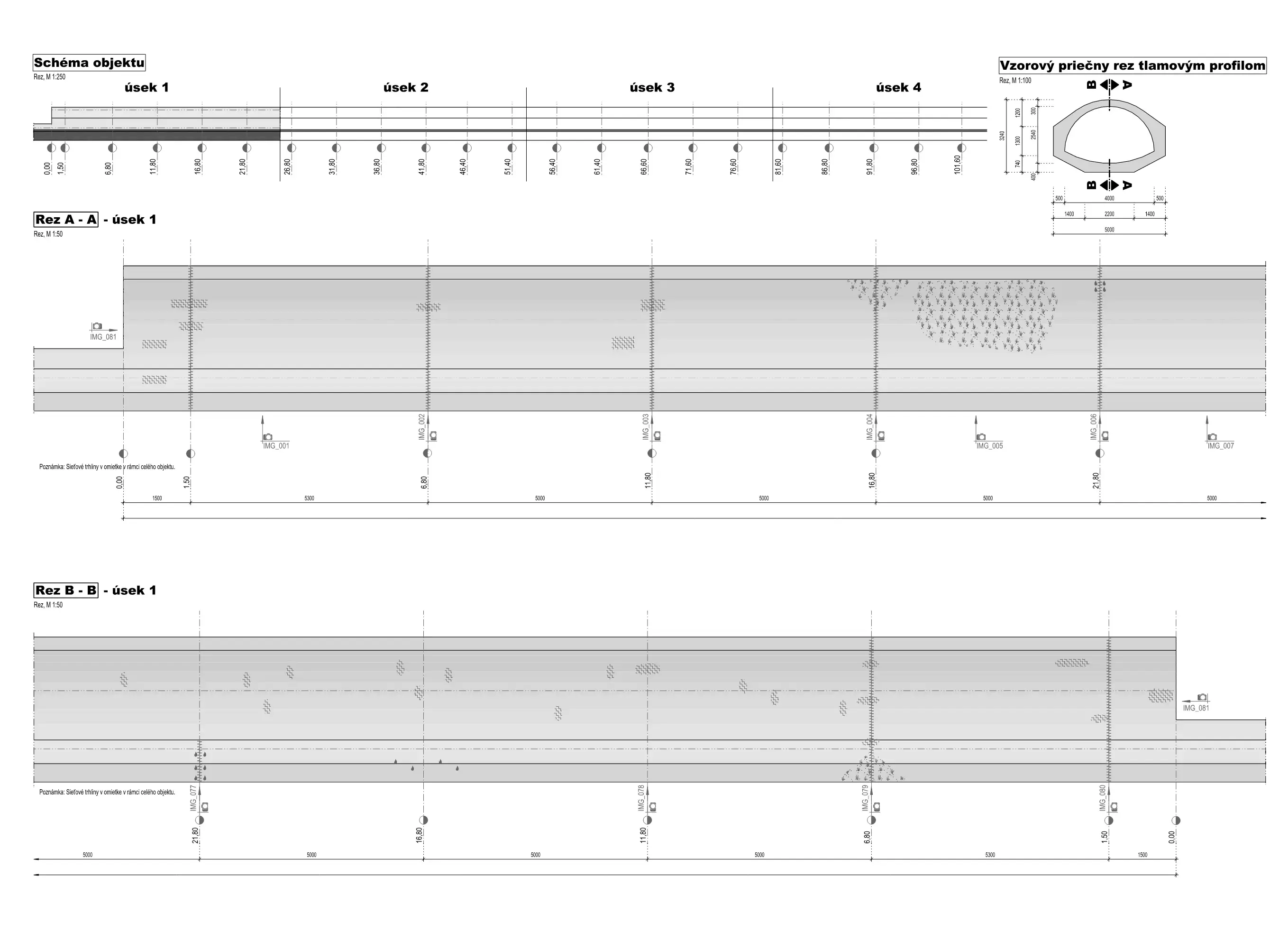 Výkres pasportizácie porúch